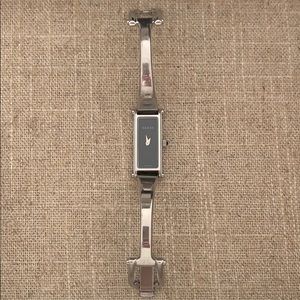 Gucci Silver Horsebit Bangle Watch